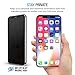 Maxboost (3 Pack) Privacy Glass Screen Protector Designed for iPhone 11 Pro/iPhone XS/iPhone X (5.8