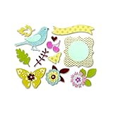 Sizzix Thinlits Die Set, Floral Wreath by Brenda Walton (23 Pack)