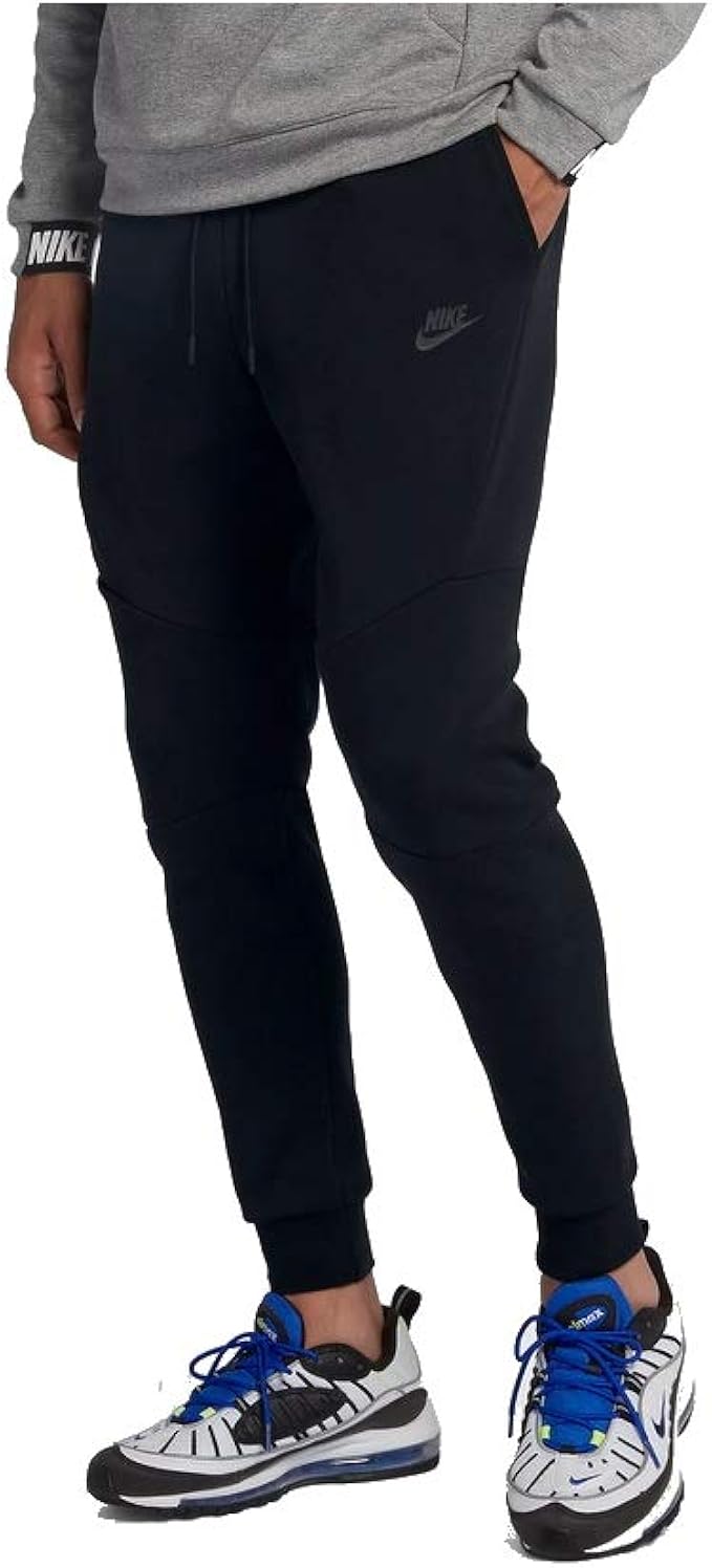 black nike tech bottoms