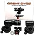 Bright Eyes LED Bike Light Set - 280 Lumens Front Bicycle Headlight With Rear Aluminum Red Tail Light and Spare Mount - WATERPROOF