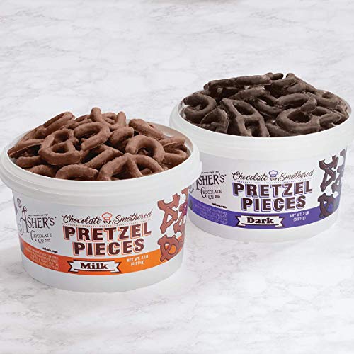 Asher's Chocolate, Chocolate Covered Pretzels, Bulk Smothered Pretzels