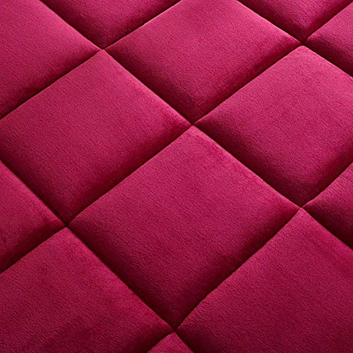 V-mix Floor Futon Mattress Japanese Queen Sleeping Pad Tatami Mat Bed Roll Up Mattress Flannel Topper Cover