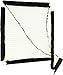 Champion Sports Mini Lacrosse Goal: Kids Gear Backyard Shooting Practice Net Black, 8.3