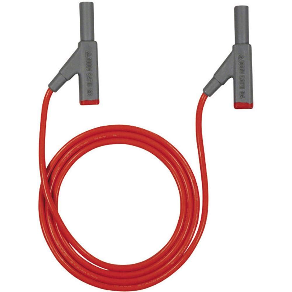 Beha Amprobe SML 4W rt 2m 3313550 307112 Safety Test Lead 4 mm Plug 2.00 m Red