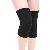 Holiberty Thermal Knee Braces Women Men Elastic Arthritis Knee Compression Sleeve Ski Cycling Leg Warmers Knee Support Pads