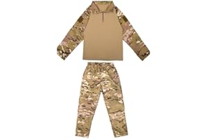 SUNNYSTACTICALGEAR Outdoor Sports Airsoft Hunting Shooting Battle Dress Tactical BDU Set Combat Children Clothing Camouflage Kid Child Uniform