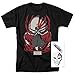 Popfunk Bleach Anime Ichigo Kurasaki and Hollow T Shirt & Stickers (Medium) Black