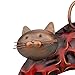 Too-arts Lazy Cat Animal Metal Sculpture Iron Statue