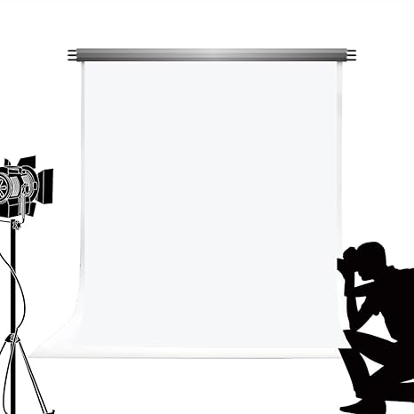 Kate Reines Weiß Fotografie Hintergrund 3*3m Faltbar Microfiber Hintergrund Fotostudio Grundlegender weißer Hintergrund Profe