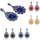 Euone® Fashion 1 pair Women Lady Elegant Flower Rhinestone Ear Stud Earrings Hot