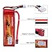 Floureon 2 Packs 3S 11.1V 2200mAh 25C Lipo Battery with Deans Plug for RC Quadcopter Helicopter Airplane Multi-motor Hobby DIY Parts (4.17 x 1.38 x 0.98 Inch)