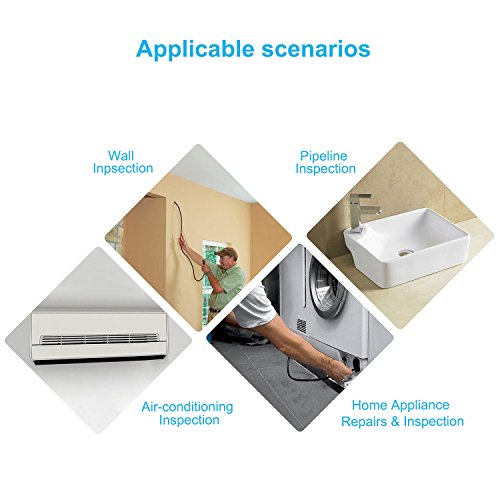 Wireless Endoscope, Potensic WiFi Borescope Waterproof Inspection