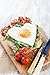 HIC Kitchen Non-Stick Egg and Pancake Cooking Rings, Heart Shaped, Non-Stick Carbon Steel; PFOA and BPA Free, Set of 4
