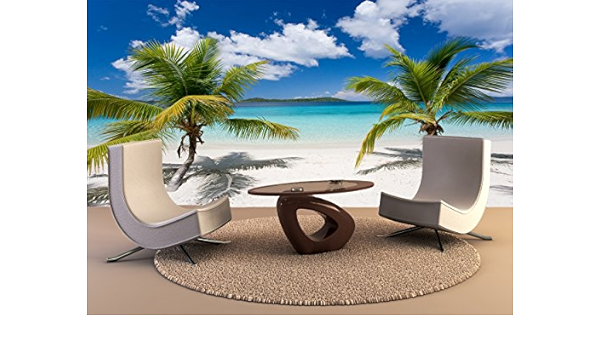 Wall Print Poster Palm Tree Tropical Island Beach Wall Art Decor Photo Wallpaper Poster Print Home Kitchen Amazon Com
