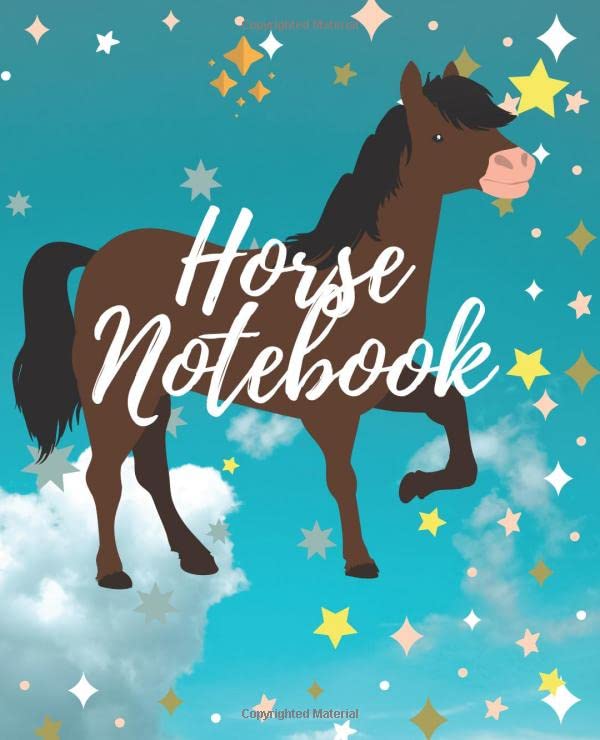 Horse notebook: Journal and Notebook forboys - Composition Size (7.5"x9.75") With Lined pages, Perfect for Journal, Doodling, Sketching and Notes