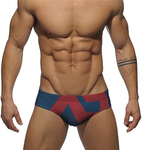 MZjJPN Swimwear Men's Swimwear Briefs Shark Trunks Swimsuit Men Underpants Blue XL