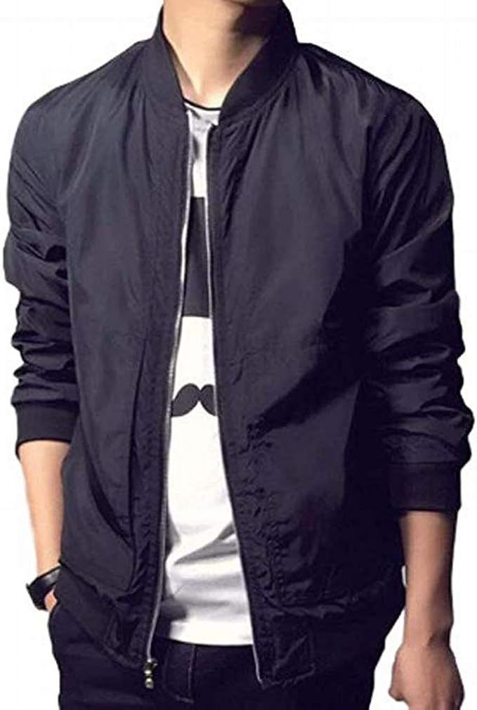 Amazon メンズ Ma 1 ブルゾン フライト ジャケット カジュアル ジャンパー 薄手 アウター ジャケット おしゃれ 上着 春 秋 コート ジャケット 通販