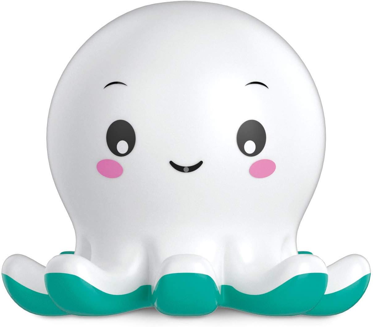 Clementoni - Baby Octopus First Bath Toy Lights and Melodies Newborn, 0 Months, 17407, White, Small - Image 4