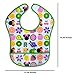 Disney Minnie Mouse Easy Wipe Toddler Bib with Crumb Catcher 4 Pack