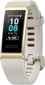 HUAWEI Band 3 Pro All-in-One Fitness Activity Tracker, 5ATM Water  Resistance for Swim, 24/7 Heart Rate Monitor, Built-in GPS, Multi-Sports  Mode, Sleep Tracking, Gold, One Size : Everything Else