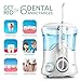 Cozzine Water Dental Flosser 600ml, Large Water Capacity Leak-Proof Electric Quiet Design with 9 Multifunctional Tips Countertop Dental Oral Irrigator for Home & Travel