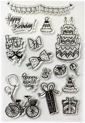 Zoeyomg Cake DIY Silicone Clear Stamp Cling Seal Scrapbook Embossing Album Decor Craft