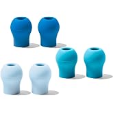 Eko CORE 500&trade; Digital Stethoscope Rubber Ear Tips - 6 Pairs (Ocean Collection)