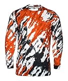 Badger mens Tie Dri Sublimated Long Sleeve Tee (BD4185)