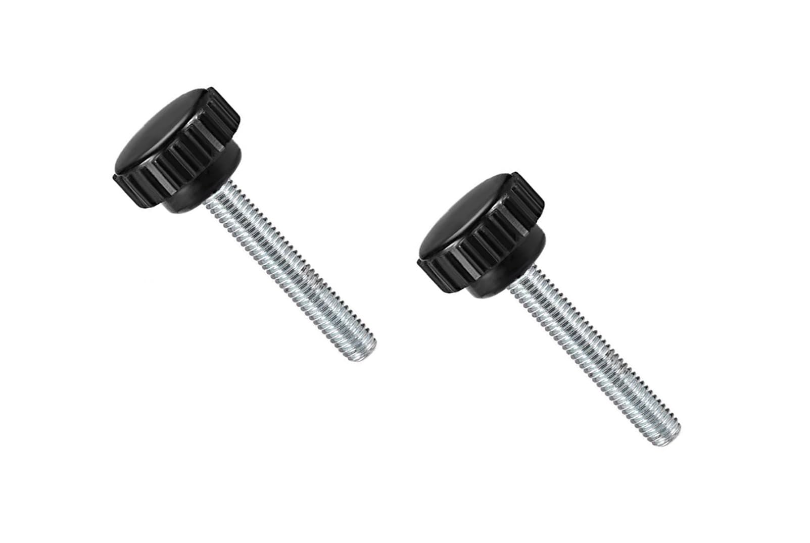 MACHSWON Knurled Clamping Knobs Grip Thumb Screw on Type for Saw, Drill Press, Lathe and Routing jigs Male Thread Knurled Clamping Knobs M6 x 50mm 2pcs — image 1