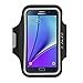 J&D Armband Compatible for Samsung Galaxy A52s/A82 5G/A22 5G/A42 5G/A32 5G/A02s/A90 5G/A80/A72/A71 5G/A31/A70/A60/A50/A11/A21 Armband, Sports Running Armband with Key Slot Earphone Connection, Black