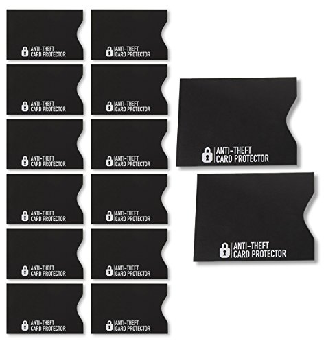 Black Rfid Credit Card And Passport Sleeves Protects Against Identity |  Desertcart Trinidad and Tobago