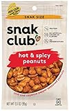 Snak Club Hot & Spicy Peanuts, 3.5 Ounce