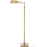 O’Bright Arcadia - Pharmacy Floor Lamp, Full Range Dimming, Swing Arm Task Lamp, E26 Socket, Bulb Replaceable, Adjustable Hei