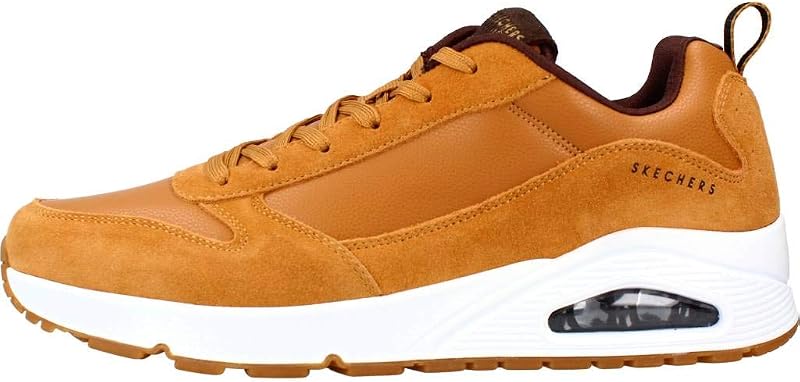 Homme UNO-STACRE Baskets, Whiskey Leather/PU/Trim, 43 EU