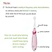 Musical Kids Sonic Electric Toothbrush Battery Powered Baby Electric Toothbrush Smart Child Electric Toothbrush LED Light Toddler Toothbrush 621 Vibrate Toothbrush for 2-10 Kid (Pink)