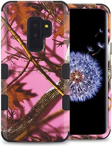 Samsung Galaxy S9 Plus Case, JoJoGoldStar Design Hybrid, Heavy Duty Polycarbonate and TPU Hard Cover - Pink Camouflage