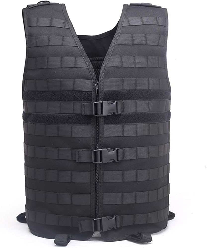 WLXW Airsoft Tactical Vest, Outdoor Military Paintball Costume Molle