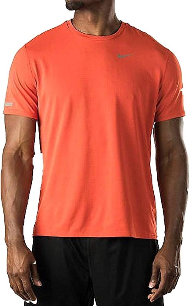 Amazon.com: Mens Nike Dri-FIT Contour Running Shirt, Team Orange (Medium): Clothing