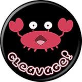 Bee and Puppycat Cleavage Crab - Pinback Button 1.25