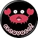Bee and Puppycat Cleavage Crab - Pinback Button 1.25"
