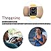 Threenine for Apple Watch Band, Durable Soft Silicone iWatch Strap Replacement Sport Band for Apple Watch Band Series 3 Series 2 Series 1 Sport, Edition (Pollen Yellow, 38mm S/M)