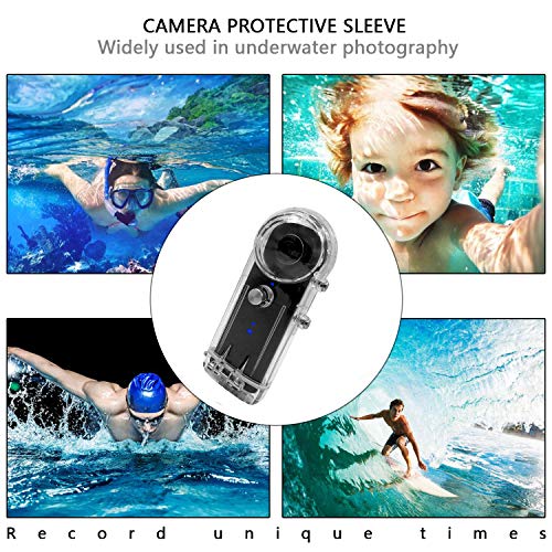 Waterproof Housing Case for Ricoh Theta Spherical Cameras (V, S & SC) with Underwater Diving 30M Protective Shell Accessories - Thumbnail 5