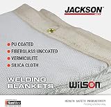 Jackson Safety Welding Grinding Blanket 1m x 1m Uncoated Fiberglass 550C view 3