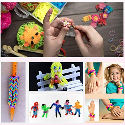 5 000+Rainbow+Rubber+Bands+Refill