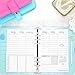 2020 and remainder 2019 Dated Weekly Planner Inserts | Refill Pages for A5 Size Ring Bound Planner Systems | 5.83x8.27 inch pages | Size 5