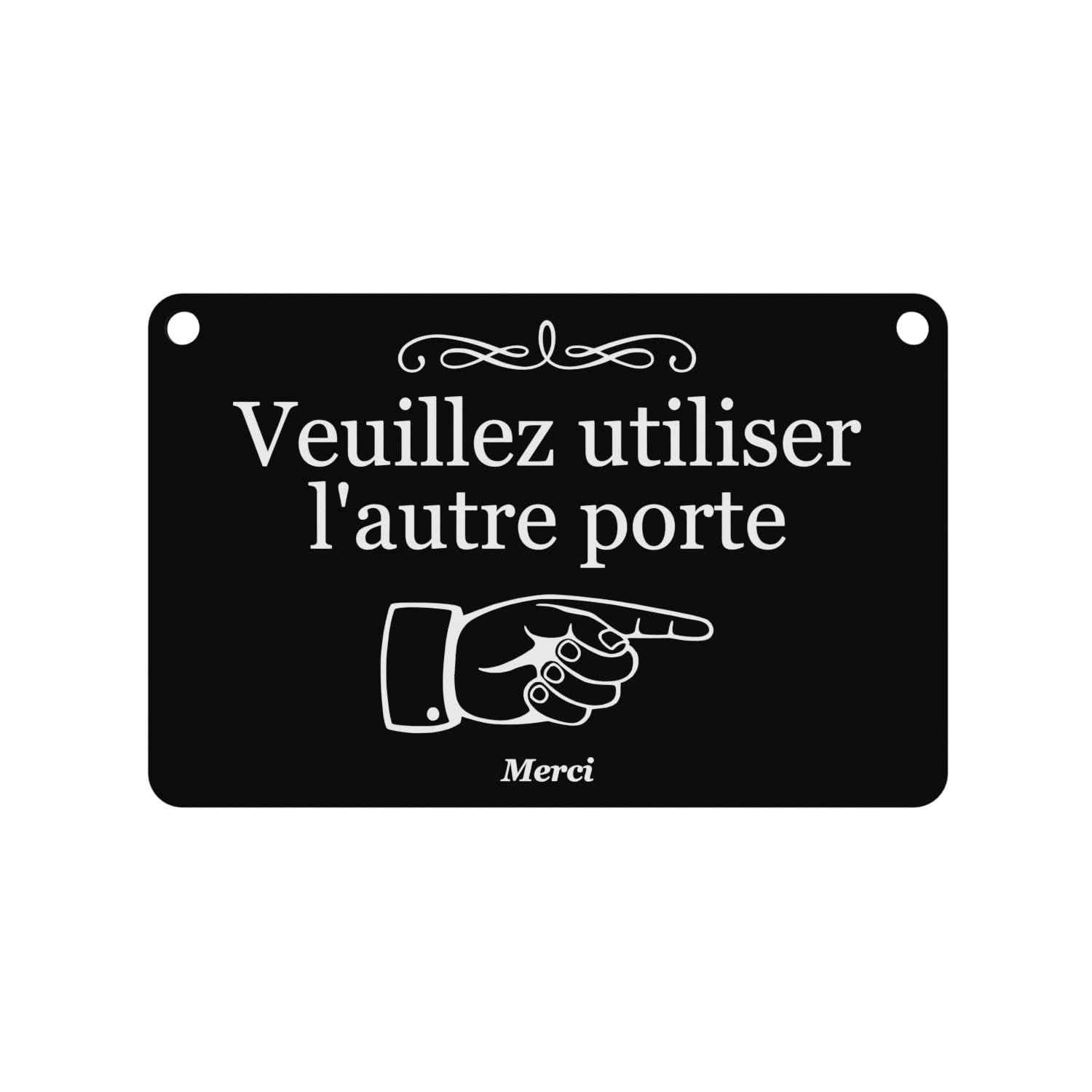 Please do not flush anything other than toilet paper | Stylish and Bold | Black and White Sign | Plaque Notice for Toilet | Bathroom | W.C | Loo | Information Notice