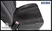 Richmond Auto Upholstery - Driver Side Bottom Cloth Seat Cover Gray Compatible with 2003 2004 Dodge Ram 1500 2500 3500 SLT