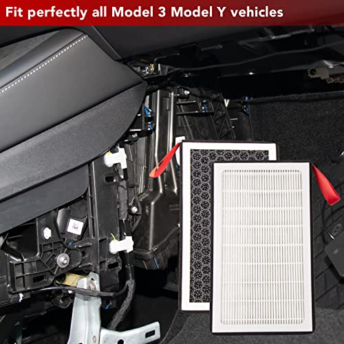 BASENOR Tesla Model 3 Model Y Cabin Air Filter HEPA Replacement Filter