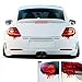 Iuhan Fashion Red Blood Car Stickers Reflective Car Decals Light Bumper Body Sticker Decal