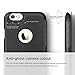 iPhone 6S Plus Case, elago [Leather Hole Flip][Black] - [Card Slot][Screen Protection][Premium Hybrid Construction] for iPhone 6/6S Plus